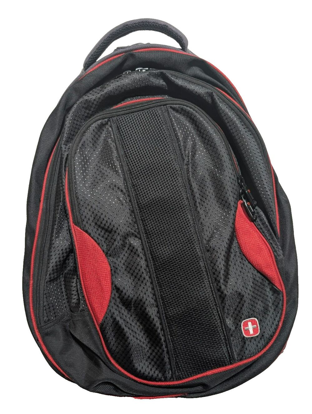 SwissGear Laptop Backpack Black Gray Red Airflow Padded Travel Business Bag